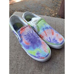 Nike Court Legacy Tie Dye Multicolor Slip On Sneakers Women's Size 7
